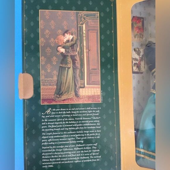 1996 Hallmark BARBIE YULETIDE ROMANCE BOXED Mint #3 In Holiday Traditions Series - Picture 6 of 7